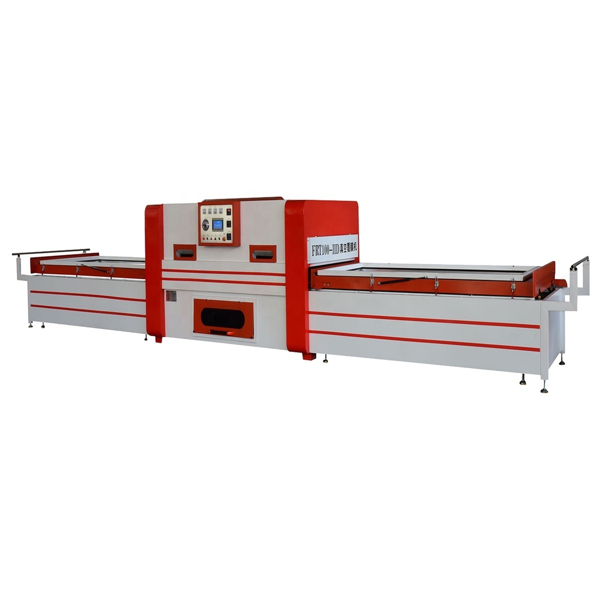 Automatic vacuum membrane press machine pvc  film veneer paper foil mdf door making vacuum membrane press machine