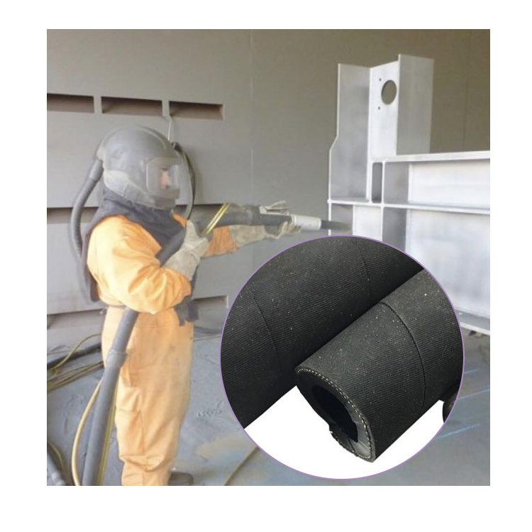 High quality Cloth wrapped surface NBR/ EPDM hoses natural hoses for chemical sand blast rubber hose