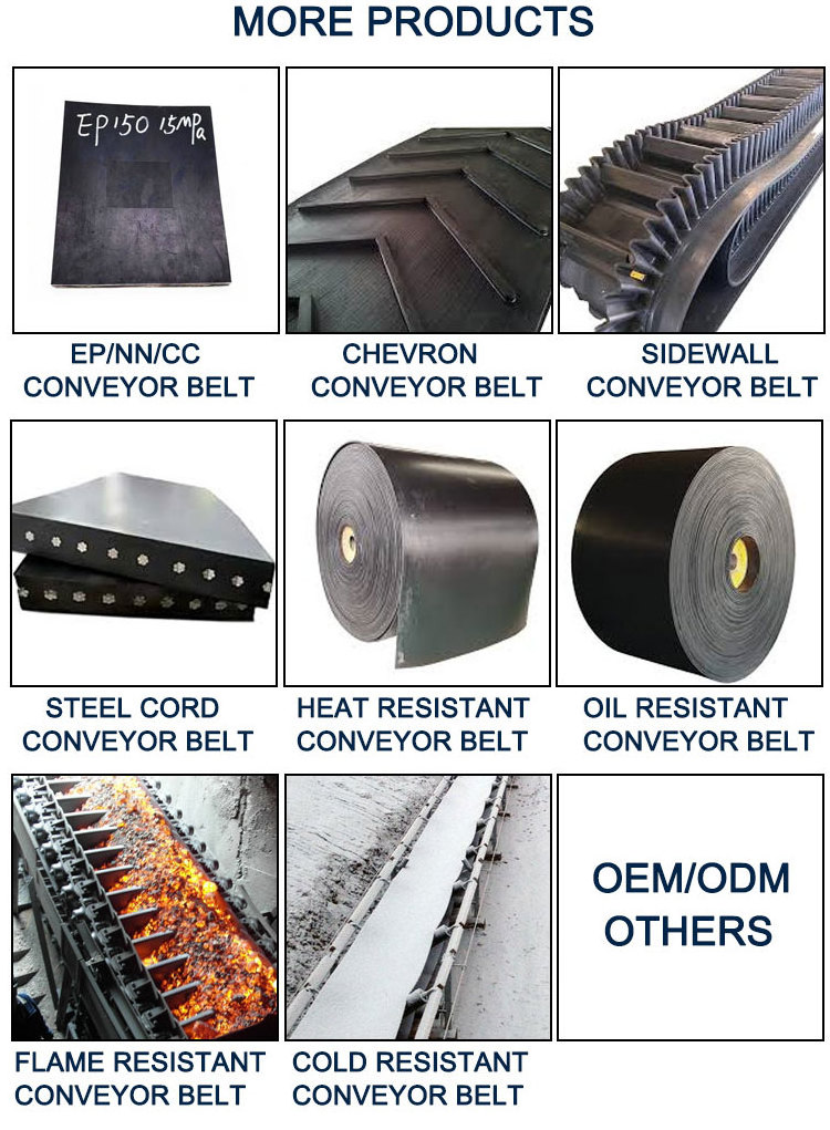 rubber conveyor sidewall belt