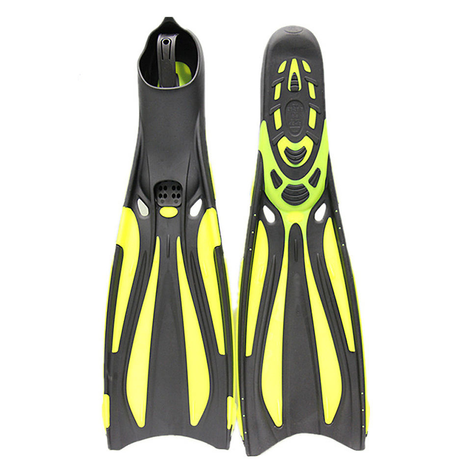 Dongguan Factory Supply Full Foot Pocket Adult Rubber Free Diving Fins