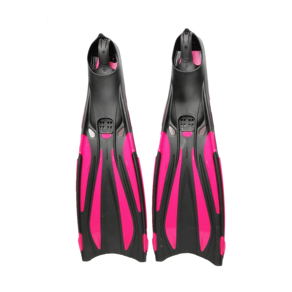 Dongguan Factory Supply Full Foot Pocket Adult Rubber Free Diving Fins