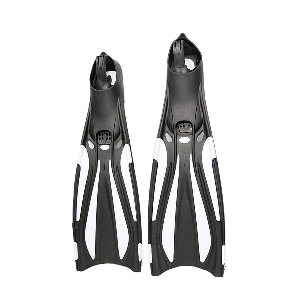 Dongguan Factory Supply Full Foot Pocket Adult Rubber Free Diving Fins