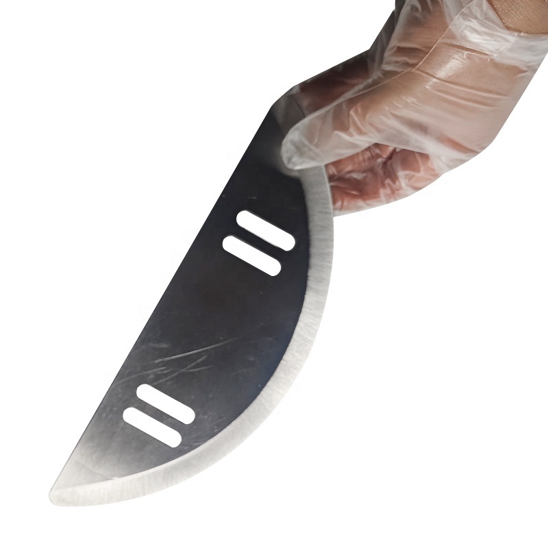 Professional factory OEM custom meat cutting blades stainless steel cutter knife blade food Blade 440C