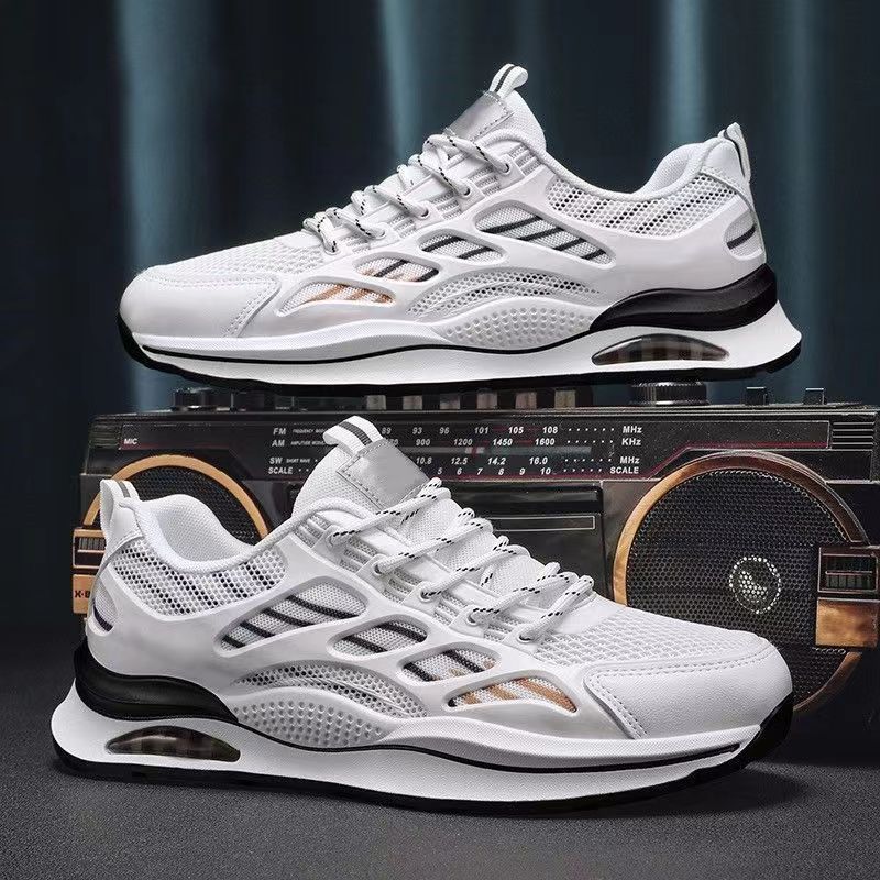 2023Hard-Wearing Shoe Hombr Light Weight Casual Shoes For Men New Styles Anti-slip Running Shoes With Breathable Mesh Surface