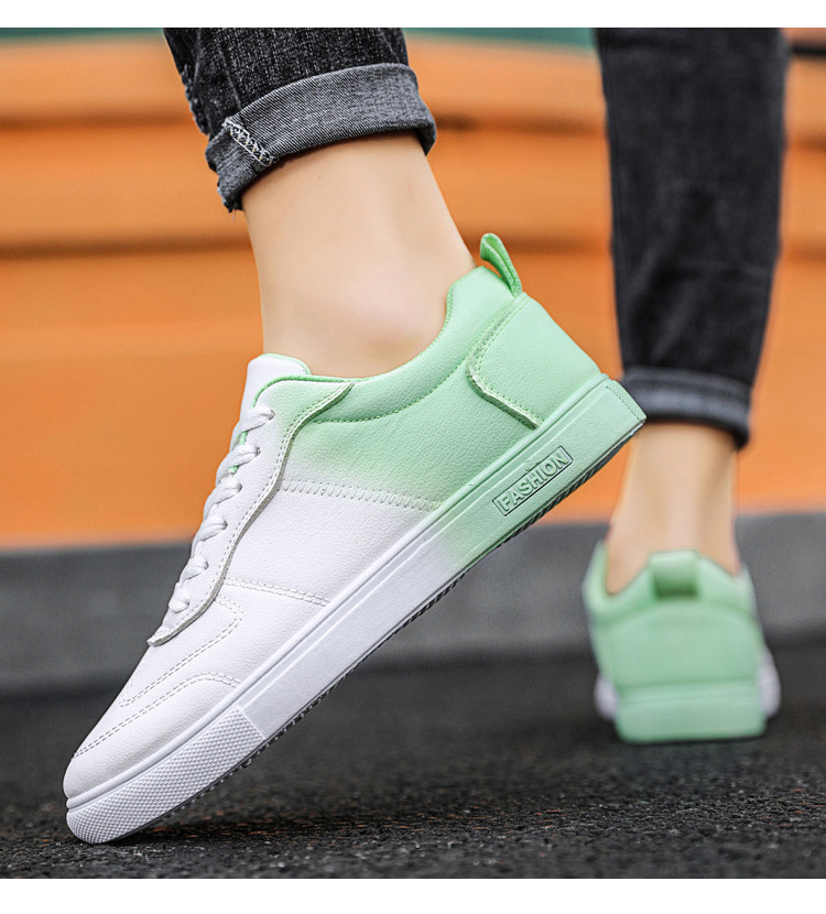 Pu Fashion Walking Shoe Hombr  Rubber Casual Shoes Light Weight Round Sport Shoes For Fashion Trending