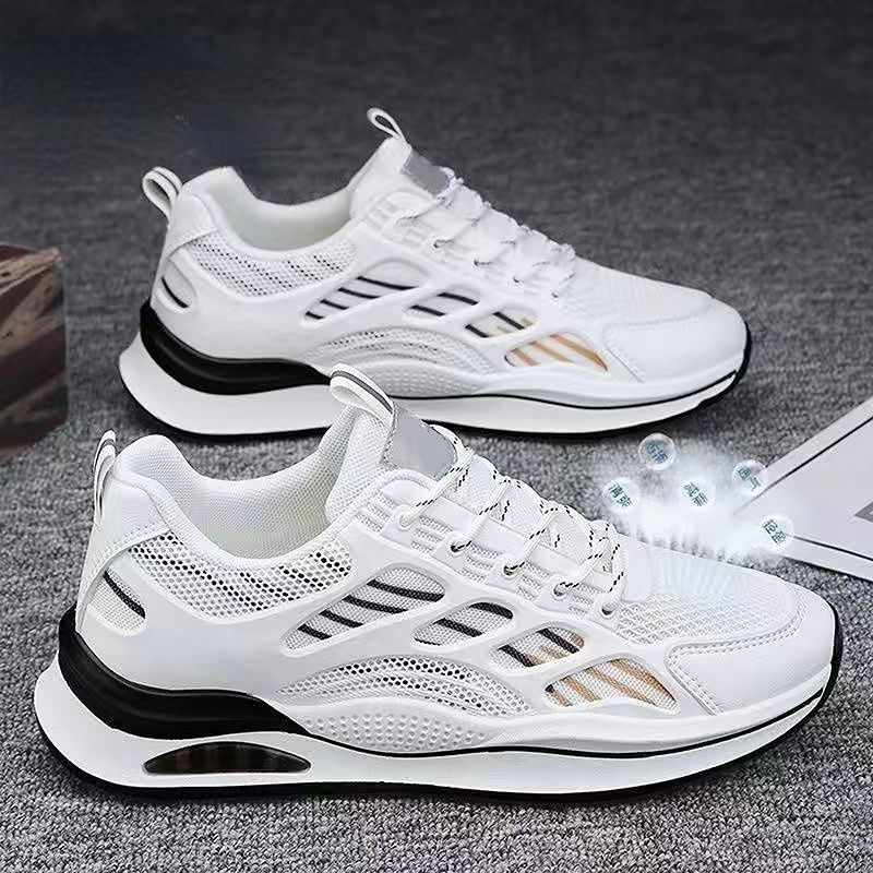 2023Hard-Wearing Shoe Hombr Light Weight Casual Shoes For Men New Styles Anti-slip Running Shoes With Breathable Mesh Surface