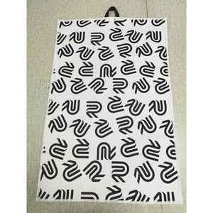 Digital printed super absorbent microfiber waffle weave golf towel custom logo golf towels with grommet and hook