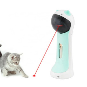 Automatic Cat Toys Interactive Smart Teasing Pet LED Laser Indoor Cat Toy Accessories Laser Pointer for Cat Toy