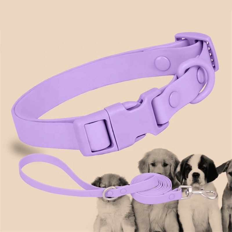 PVC Pet Collars for Dogs Adjustable Waterproof and Rust Proof Dog Collar Necklace Pet Accessories designer dog collar