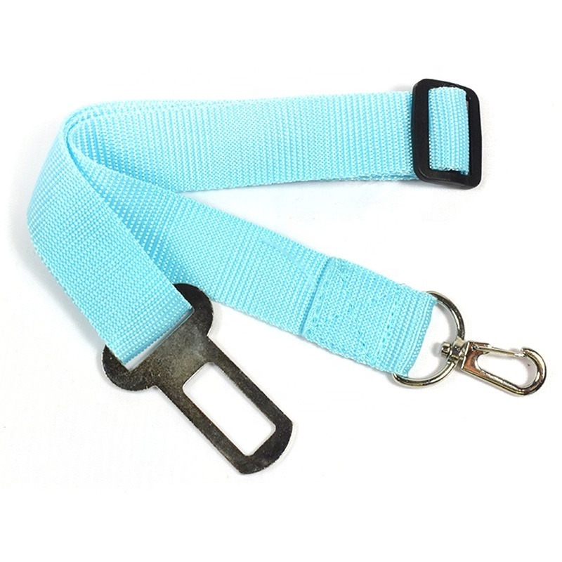 Dogs Car Seat Belt Accessories Adjustable Dog Harness Pet Leash Designer Dog Collar Travel Clip Puppy Collar Leash