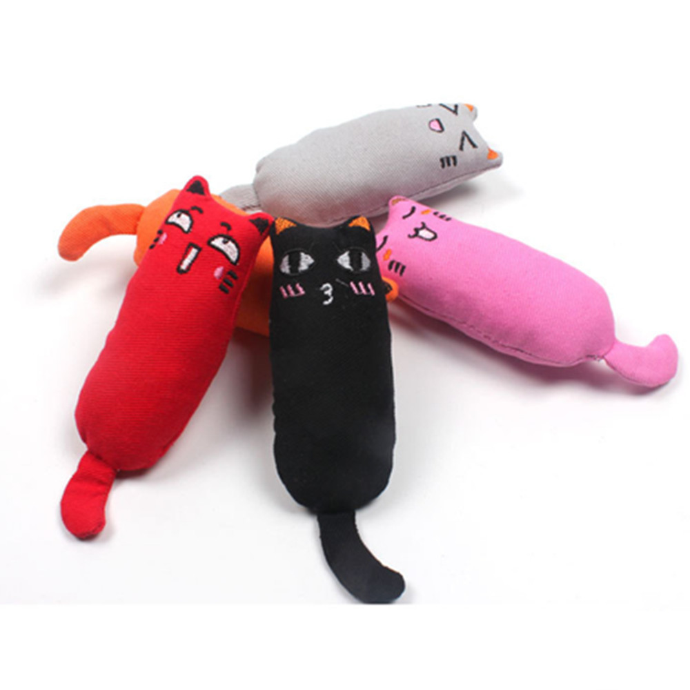 Wholesale Catnip Toys for Cats Kitten Chew Toy With Tail Thumb Cartoon Pet Toys Cat Accessories Pet Cat Supplies