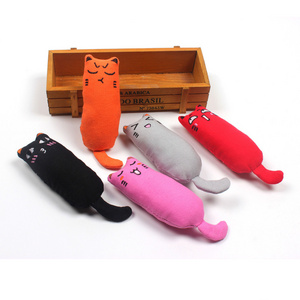 Wholesale Catnip Toys for Cats Kitten Chew Toy With Tail Thumb Cartoon Pet Toys Cat Accessories Pet Cat Supplies