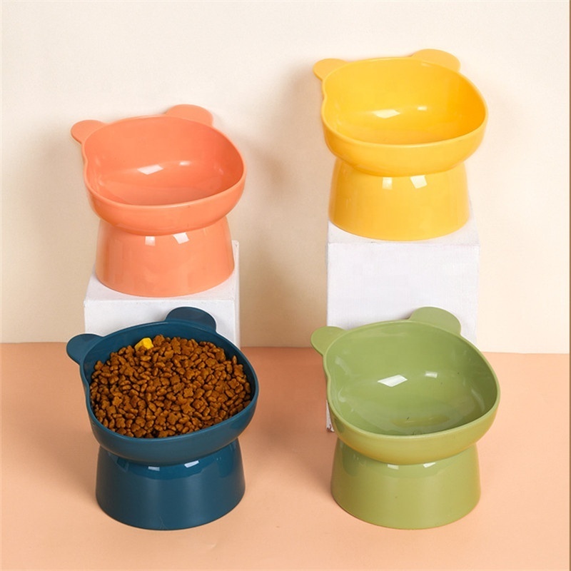 Pet Cat Bowl Tilt High Bottom Neck Protection Dog and Cat Food Water Bowl Antidumping Puppy Cat Feeding Pet Supplies