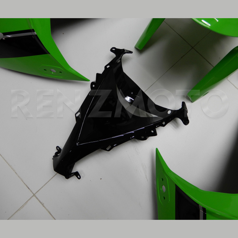 Injection Full Fairing Kit For Kawasaki zx10r 2008 2010 Black green Abs Plastic Motorcycle Bodywork