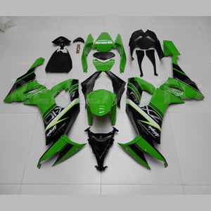 Injection Full Fairing Kit For Kawasaki zx10r 2008 2010 Black green Abs Plastic Motorcycle Bodywork