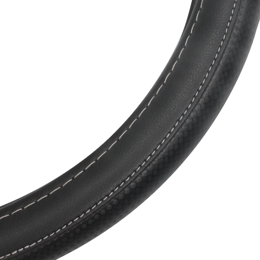 black mesh PVC Universal Steering Wheel Cover