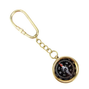 Nautical Solid Brass Compass Keychain Unique Gift Brass keychain Bike keychain Christmas Gift