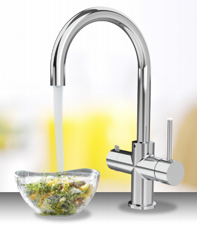 Two Handle 4 in1 Boiling Stainless Steel  Kitchen Taps Instant Boiling Water Tap Hot Cold Mixer Water Filtration Tap and Faucets