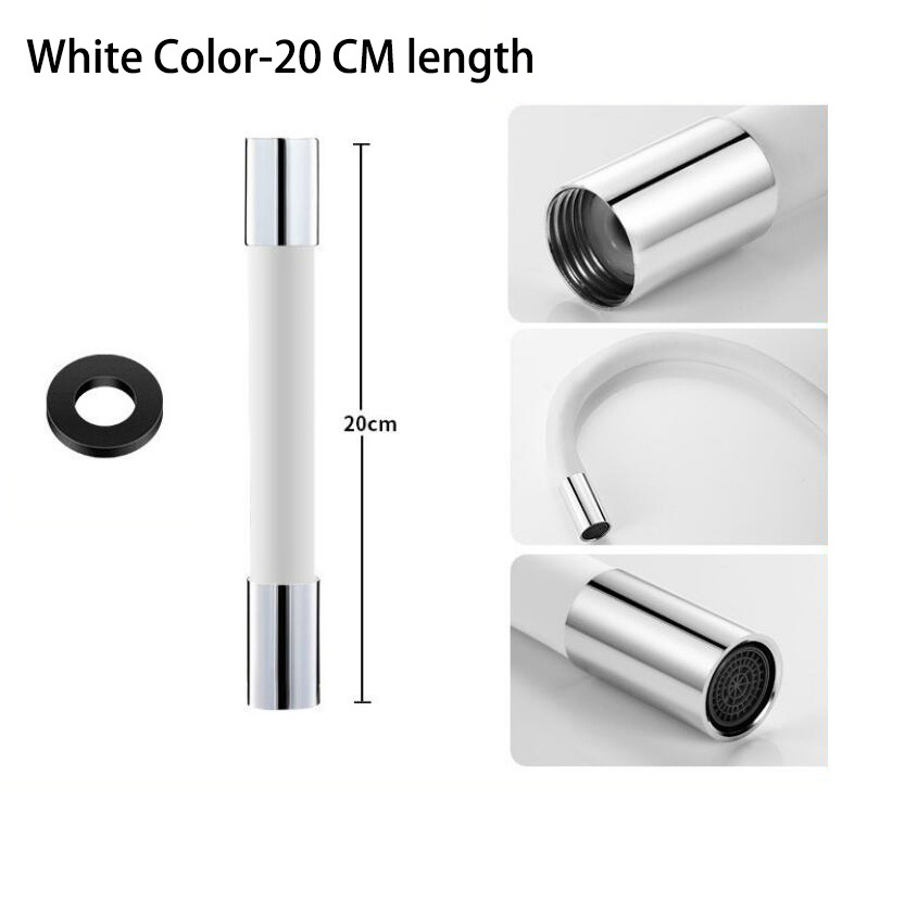 2021 Factory Wholesale Bathroom Use Water Faucet 360 degree Rotatable Faucet  20 / 30/ 40/ 50 cm Flexible Extension Hose