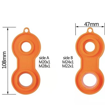 Plastic Faucet Aerator Wrench with size of M18 M20 M22 M28 Water Tap Aerators Water Saver Spanner