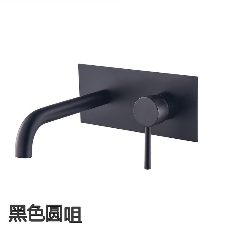 customized Concealed faucet all copper basin faucet Washbasin wall basin faucet for bathroom