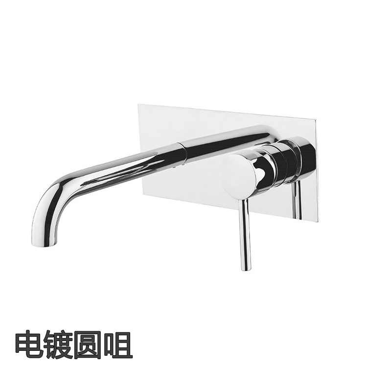 customized Concealed faucet all copper basin faucet Washbasin wall basin faucet for bathroom