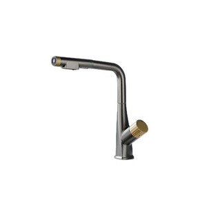 Single Handle Pull-down Copper Kitchen Sink Mixer Tap Modern Faucet