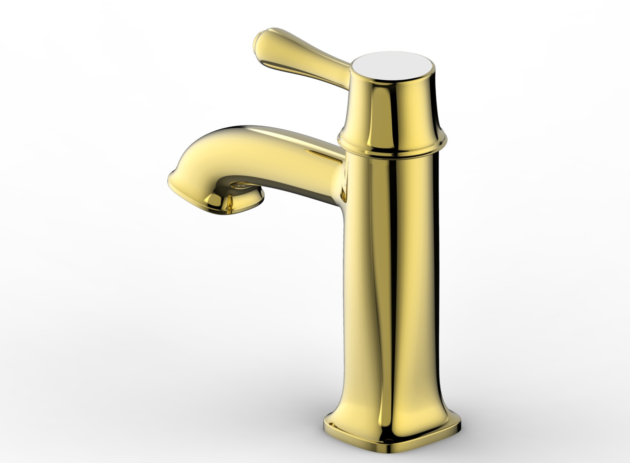 High Quality Bathroom Mixer Hot Cold Basin Tap Single Handle Brushed Basin Faucet Brass Classic Modern