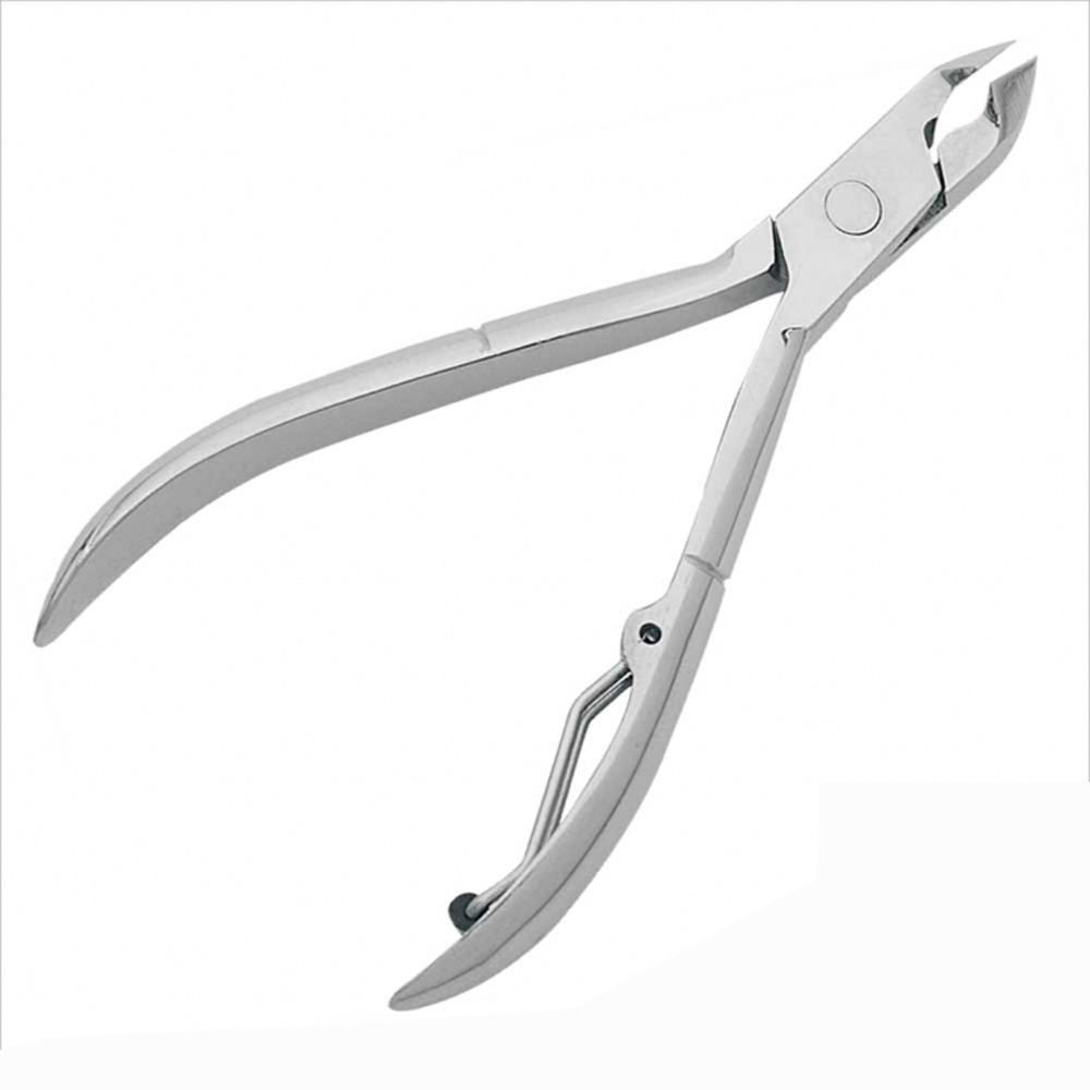 Professional spring action half jaw cuticle trimmers cuticle nippers for salon and home use