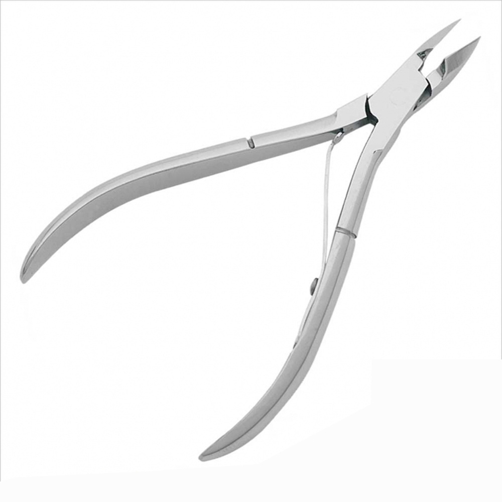 Professional spring action half jaw cuticle trimmers cuticle nippers for salon and home use