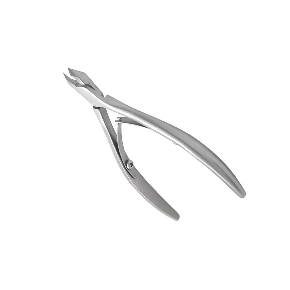 Stainless Steel Cuticle Nipper Nail Beauty Tool For Nail Sharpening And Grooming Manicure Cuticle With Pointed Jaws Round Patter