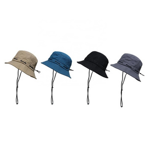 Street Rope Basin Hat Men and Women Casual Sun Shield Fisherman Bucket Hat