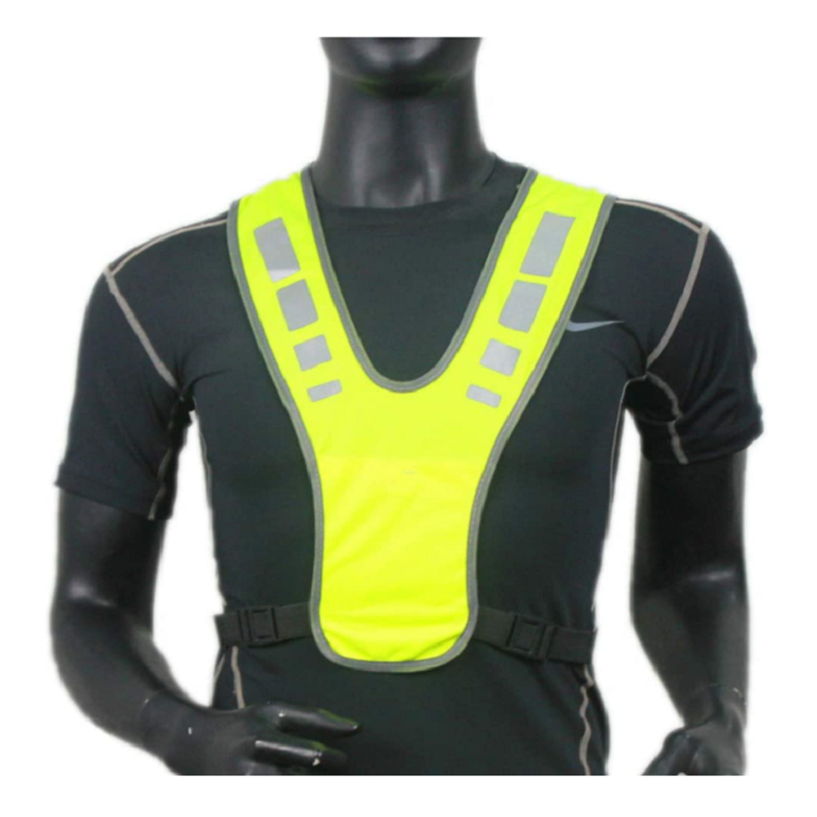 Adjustable Sport Reflective Vest for Running or Cycling, with Pocket, for Adults and Children, chaleco reflectivo ciclismo