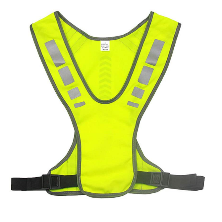 Adjustable Sport Reflective Vest for Running or Cycling, with Pocket, for Adults and Children, chaleco reflectivo ciclismo