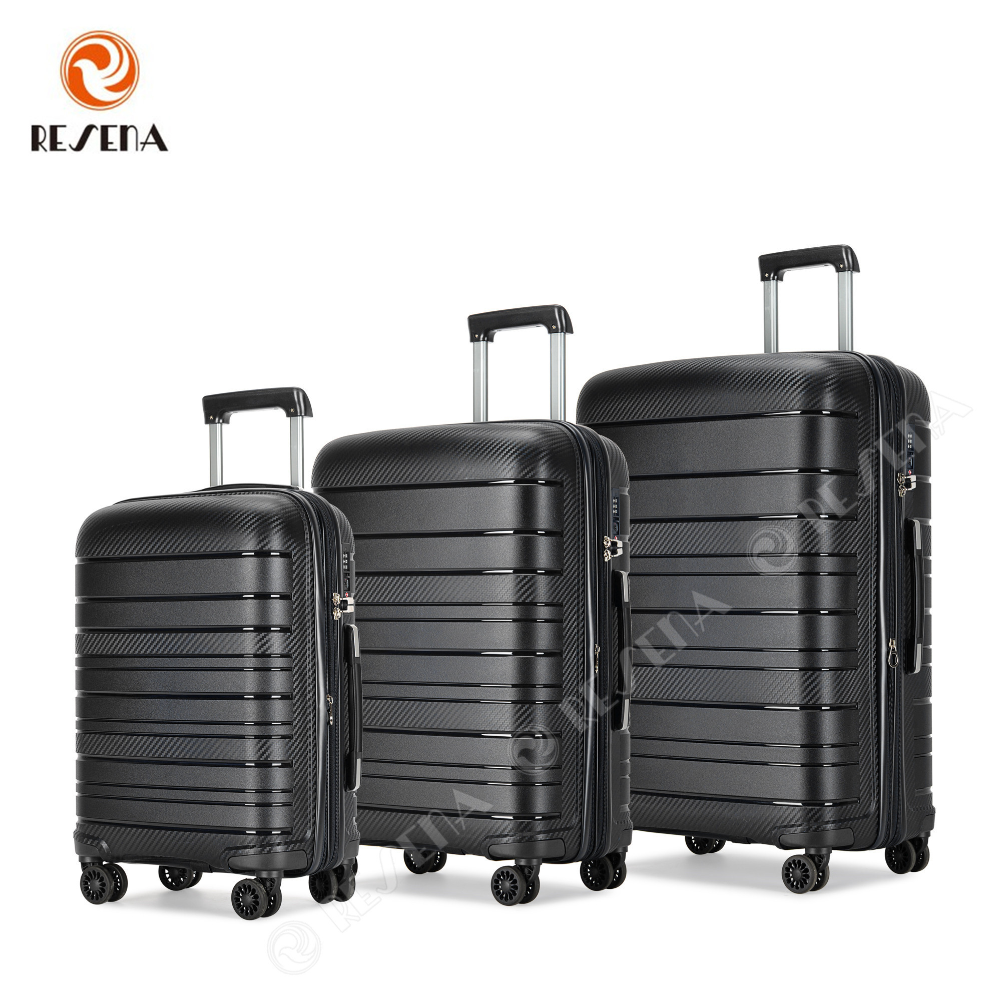 RESENA Hot Sale Travel Luggage Bag Case  Trolley Suitcase PP