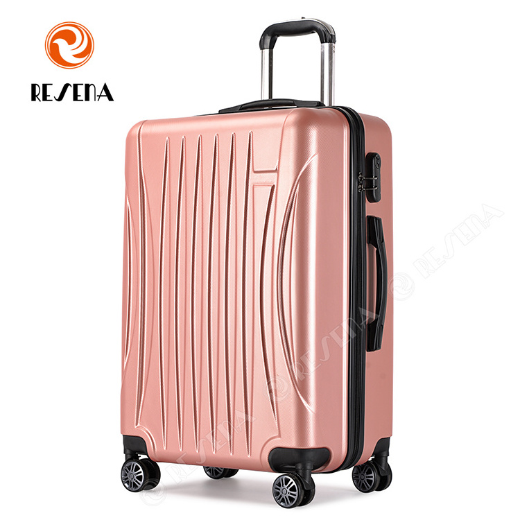 RESENA Factory ABS Family Travel Suitcase ABS Valise Trolley Luggage Sets for Women Baggage