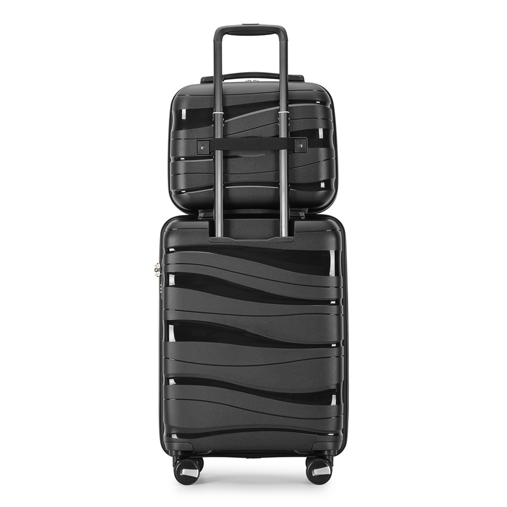 RESENA RP1908 Original Factory Own Design Valise PP Travel Trolley Luggage Bag Luggage Suitcase with Ready bag