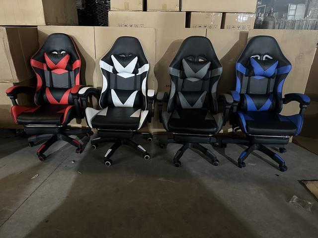 cheap custom anji office swivel reclining pu leather computer game chair racing silla gamer gaming chair