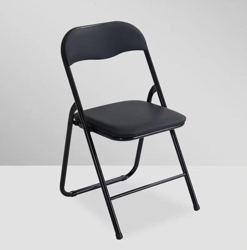 Wholesale modern Cheap Restaurant Folding Hotel Chairs High Quality PVC Seat Metal Legs Wedding Chairs office computer chair