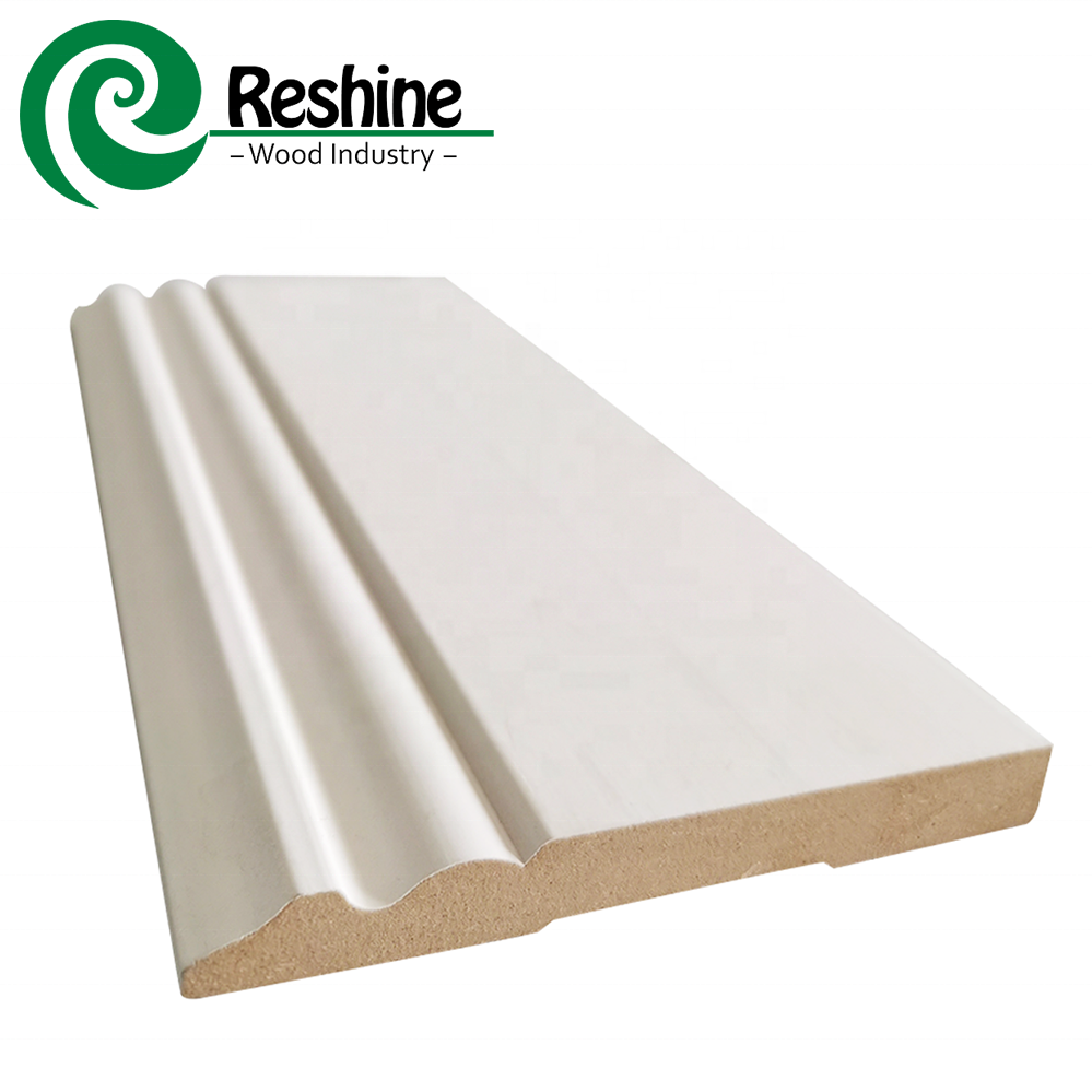 Hotsale Primed Base Molding Skirting Board MDF Baseboard