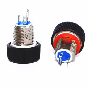 P16 P16np Knob Potentiometer With Switch 16 Mm Diameter 100 To 2 Megohm 1 Watt Tuv Rohs Iso 500 Vdc 1w Cermet