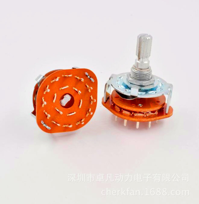 1 pole 1/2/3/4/5/6/7/8/9/10/11/12 position Rotary Switch