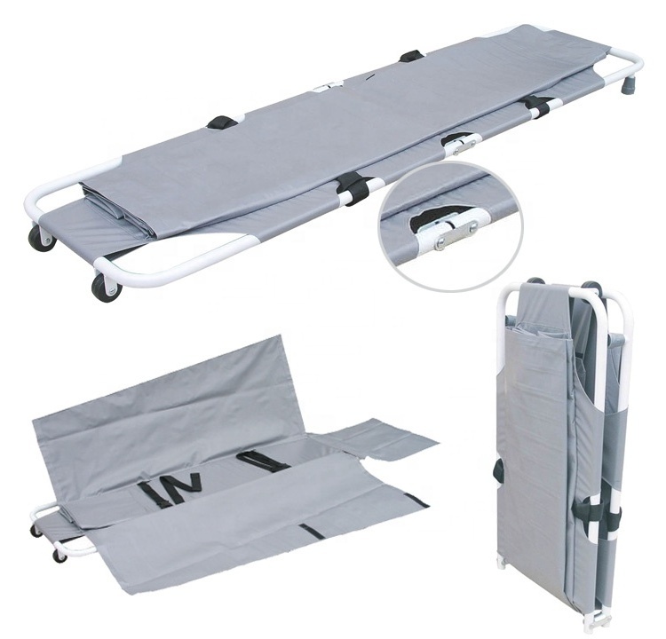 first aid Hospital equipment folding ambulance stretcher