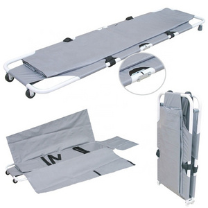 first aid Hospital equipment folding ambulance stretcher