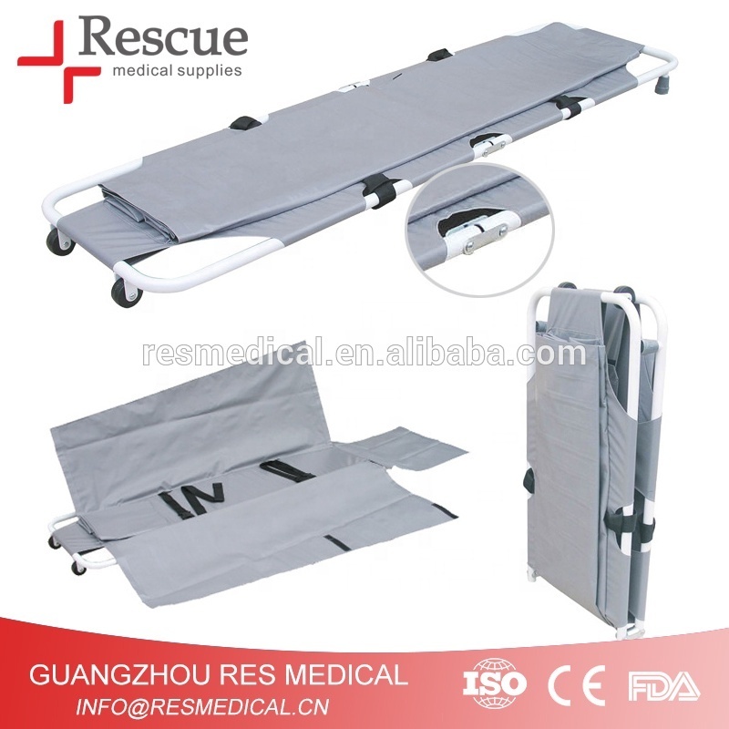 first aid Hospital equipment folding ambulance stretcher