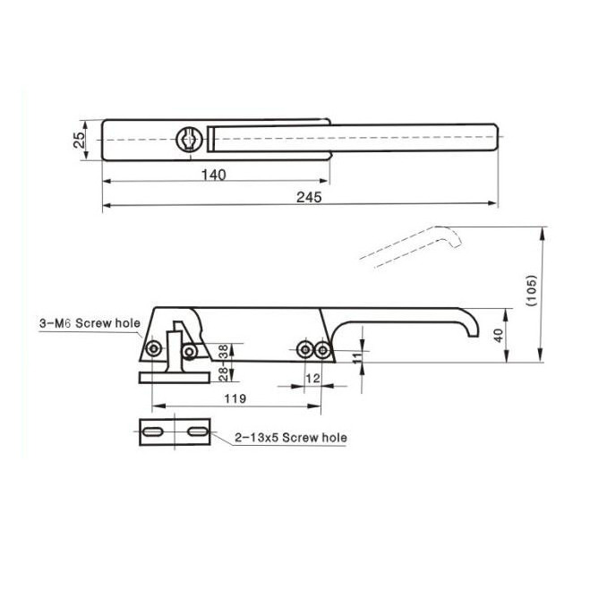 cold storage door latch cold room door latch freezer door latch