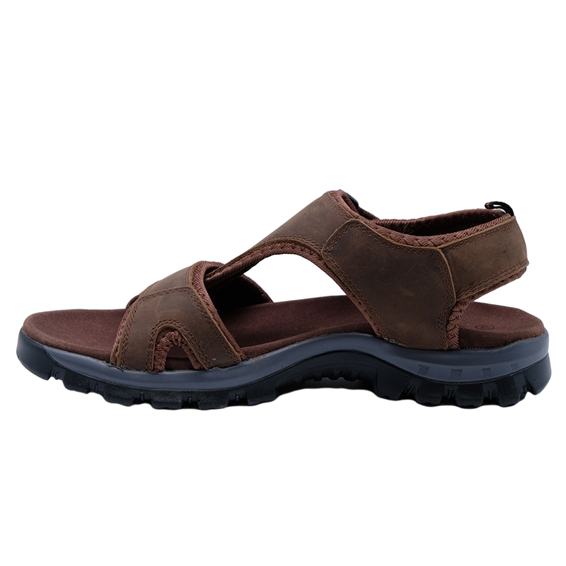 Thailand Men Pu 2021 Flat Leather Sport Sandal, Fake Suede Sport Outdoor Trek Sandal For Men