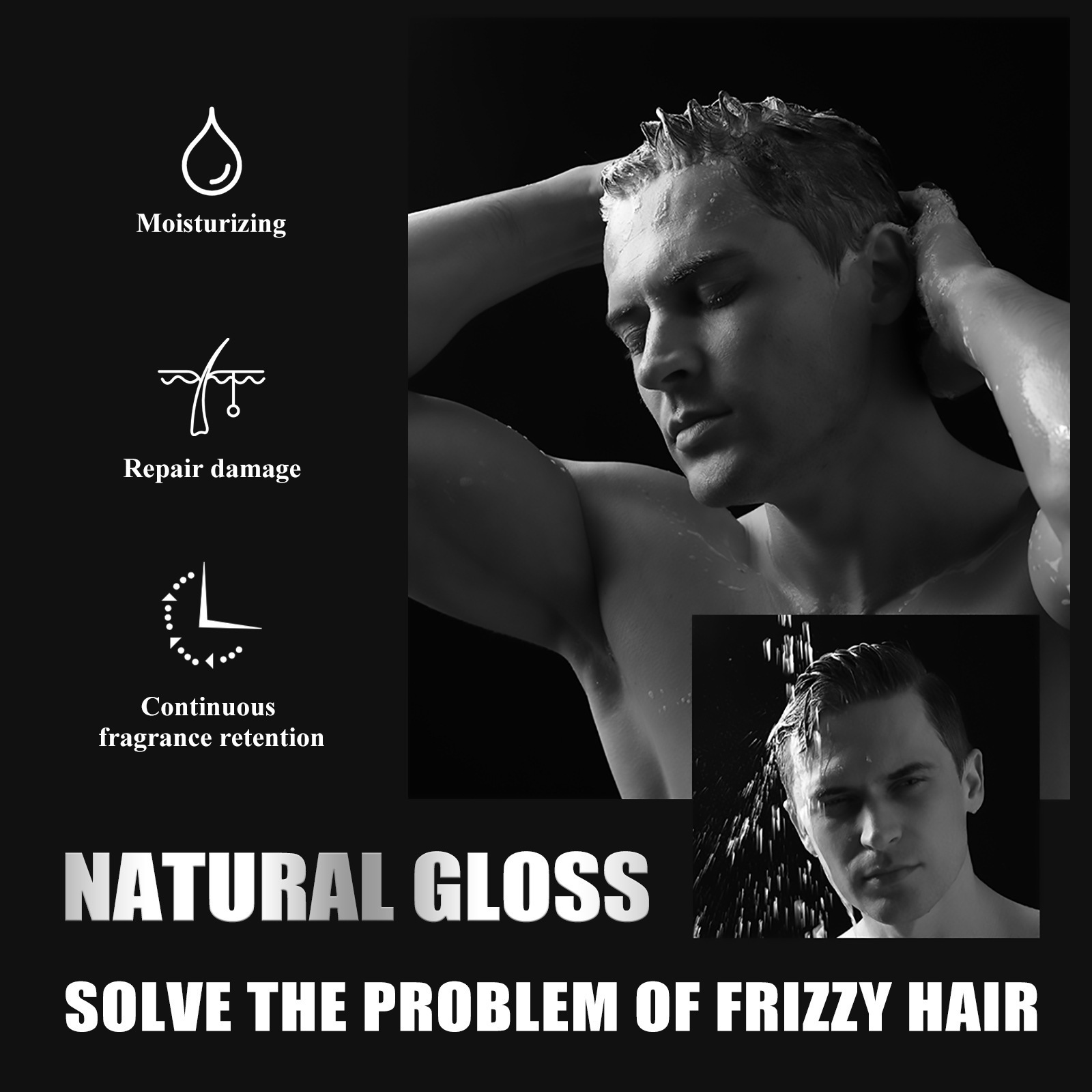 OEM Hair Fluffy Styling Spray Long-lasting Not Sticky Fluffy Natural Fragrance Hair Spray Hairstyle