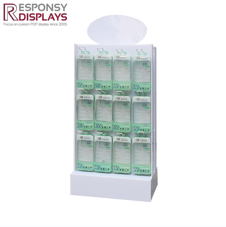 Customized Rotating Floor Eyelash Rack Acrylic Accessories Display Shelf For Cosmetic