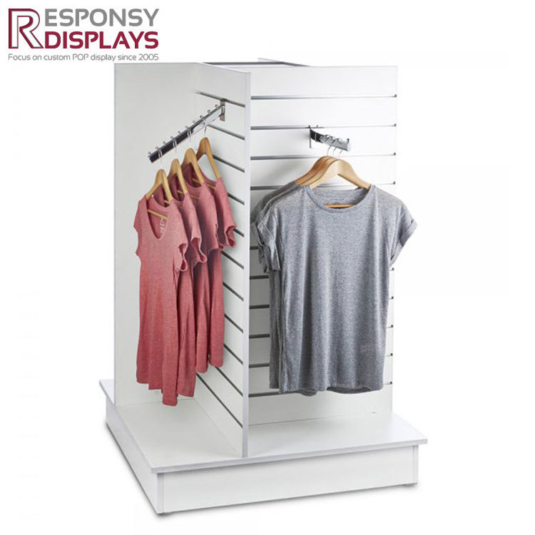 Customize Clothing Store Display Stand Store Garment Clothing Racks  Rack Stainless Steel Clothes Hanging Rack